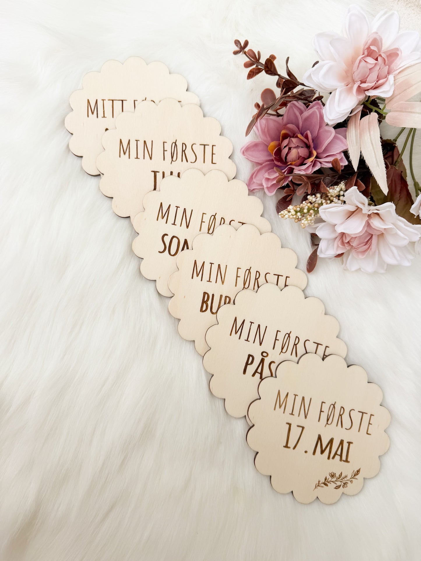 "Mine første" - fotoskilt