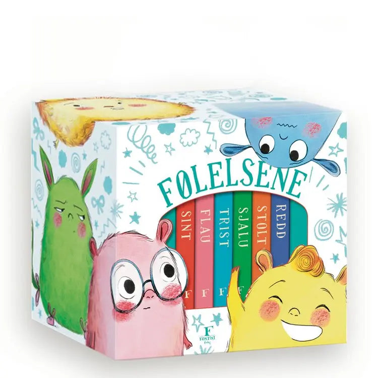 Følelsene – 6 bøker om følelser for barn