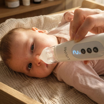 Elektrisk nesesuger for baby
