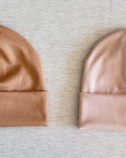 Lue i lyocell og bomull - Rosa (1-2 år)