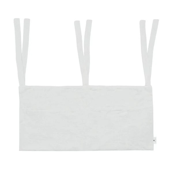 Sengelomme i musselin